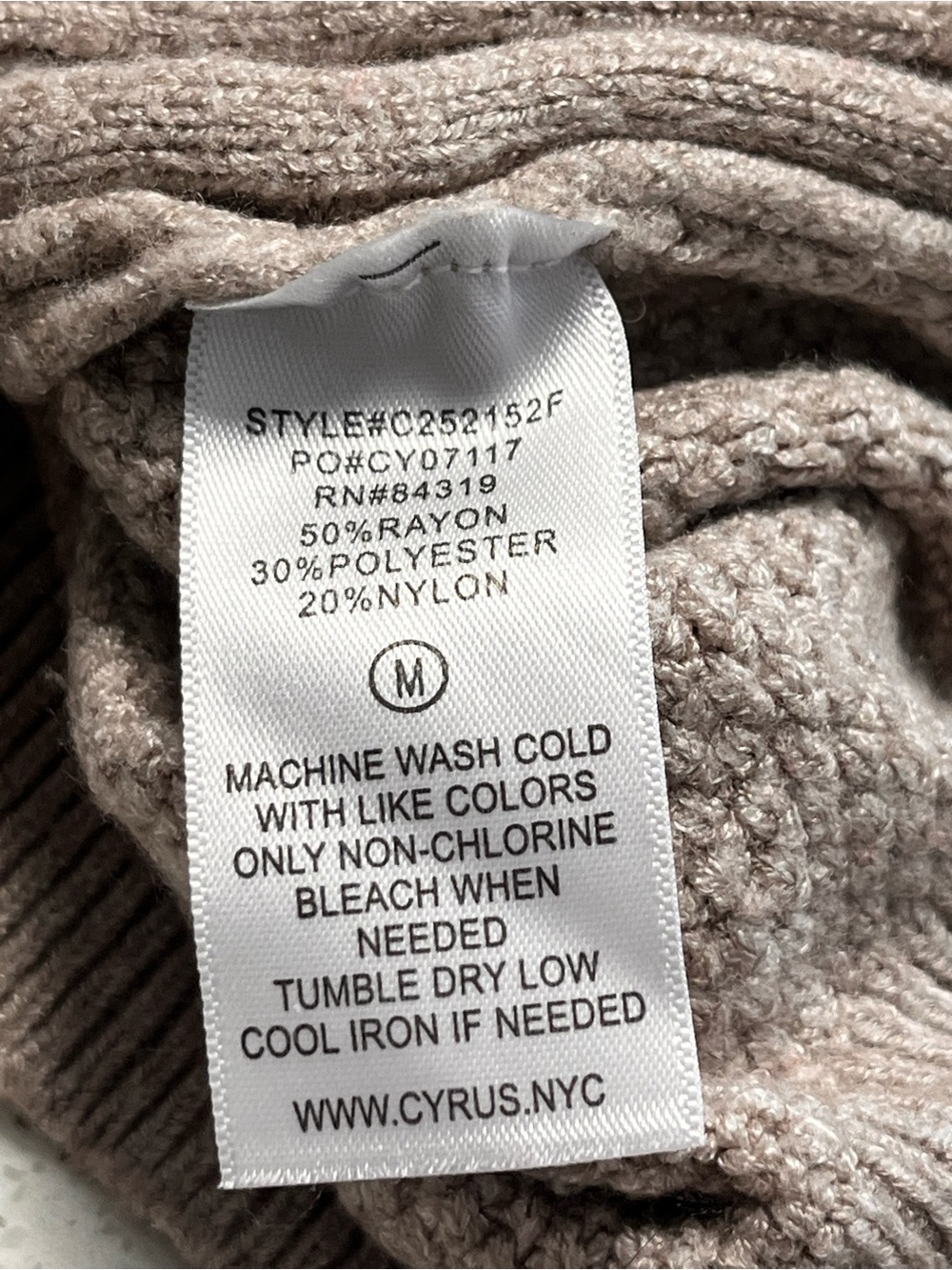 Cyrus Cable-Knit Crewneck Sweater - light brown - Picture 5 of 8